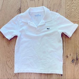 Vineyard Vines white boys polo - worn ONCE